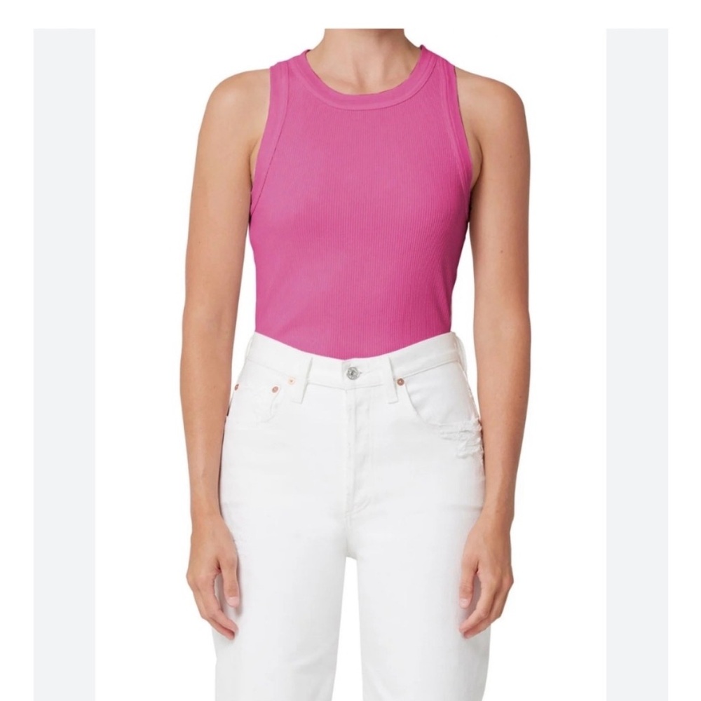 Citizens Of Humanity Isabel colour Bouganville Sleeveless Bodysuit